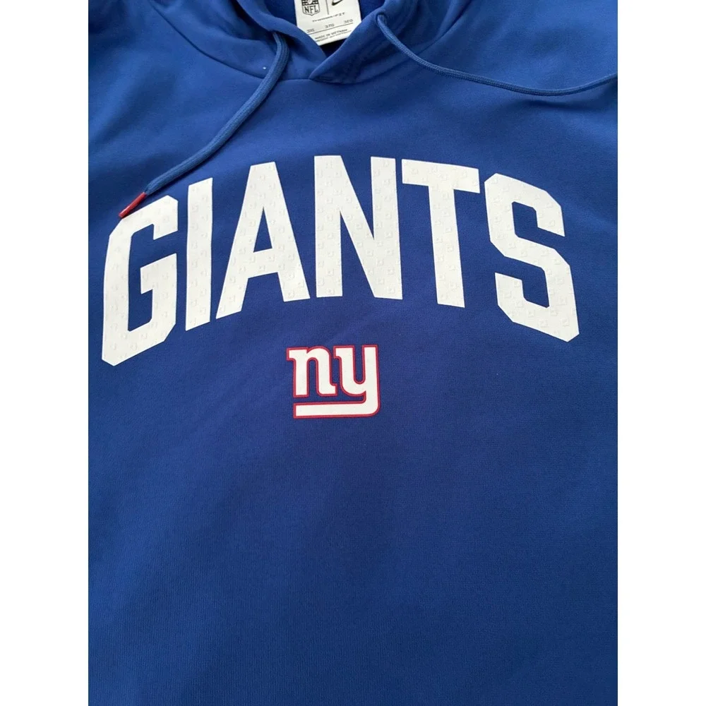 New York Giants 3XL NWT Nike Sideline Athletic Stack Performance Pullover Hoodie - Picture 6 of 11